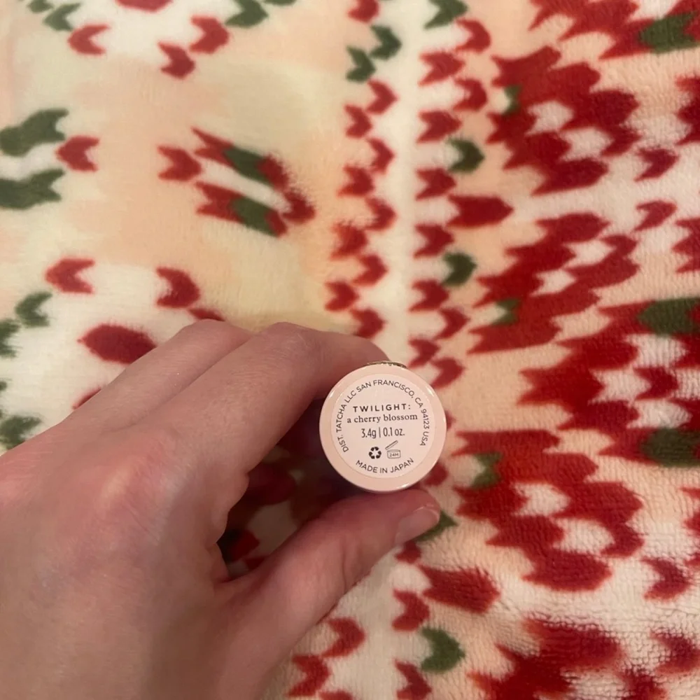 Tatcha Twilight Cherry Blossom Lipstick NEW Full Sized Tube Rare Discontinued